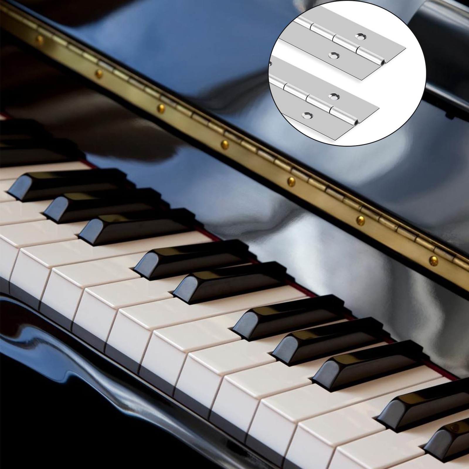 Piano Hinge 24 Inch Heavy Duty Stainless Steel Piano Hinge Continuous Hinge f…