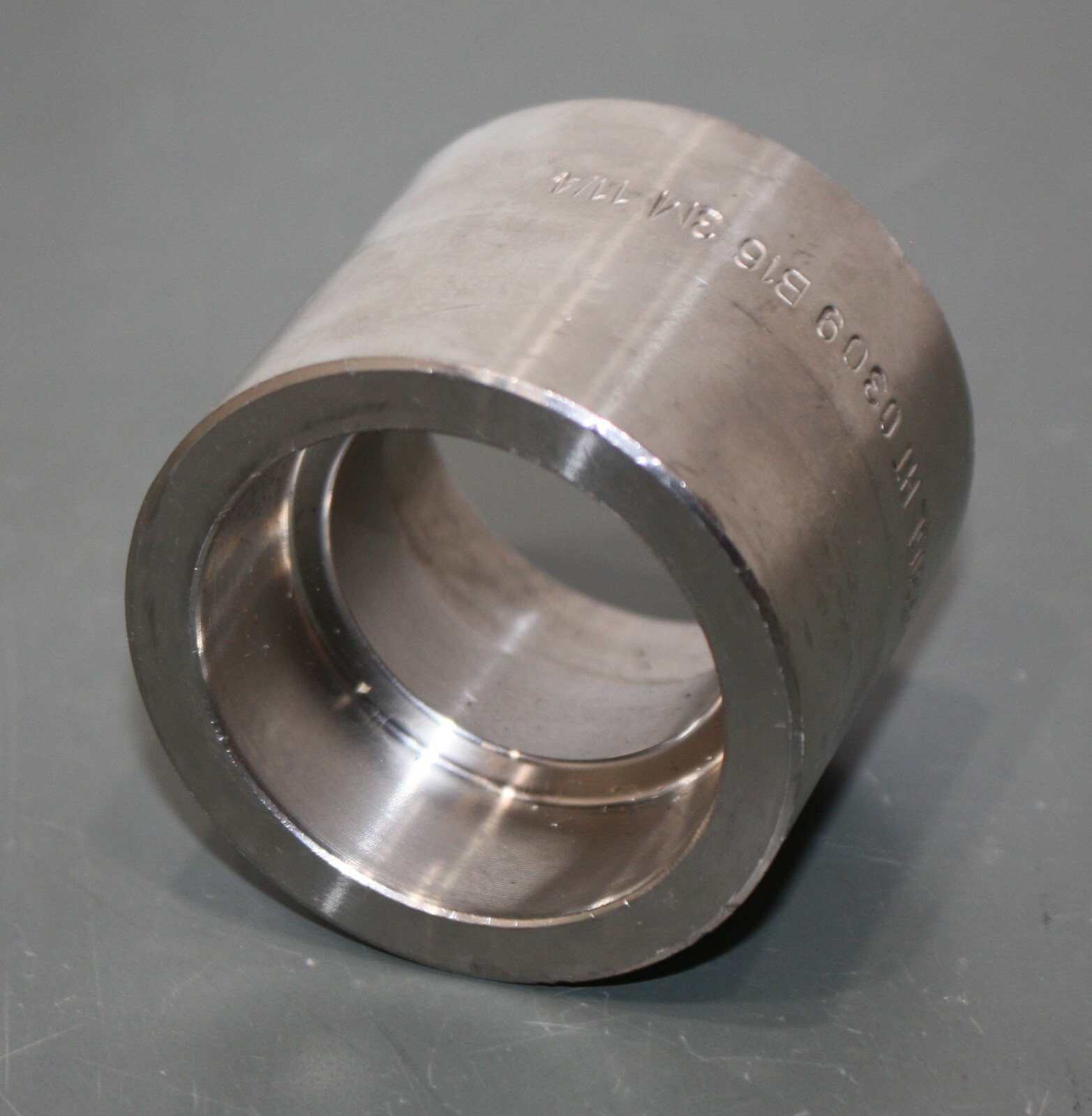 (6) Smith Cooper Socket Weld Coupling S5036CP012, 1-1/4″ Pipe Class 3000, 316 SS