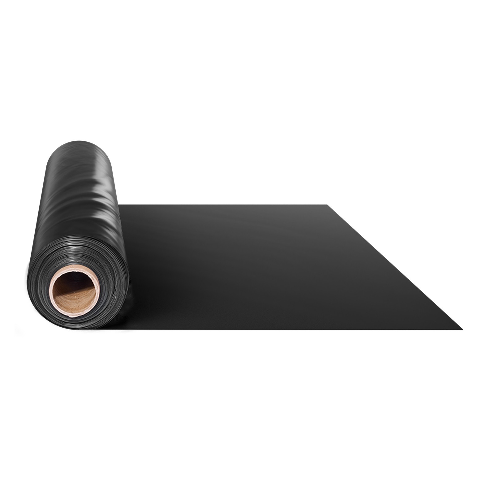 Uimoso 10Mil Plastic Sheeting Roll 20 x 100 FT Heavy Duty Polyethylene Black