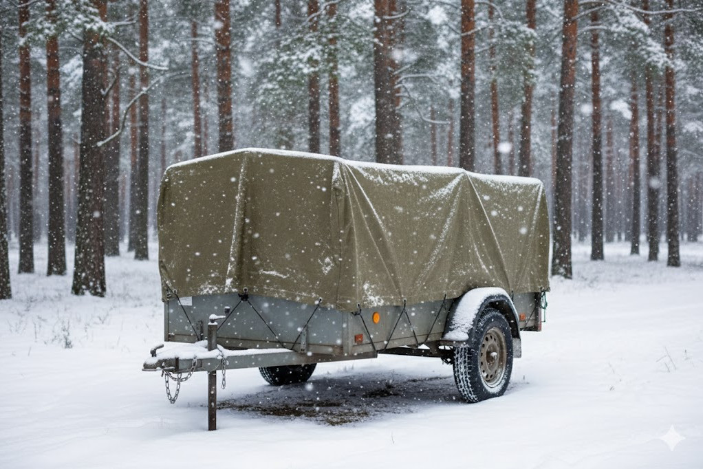 WHITEDUCK Canvas Tarp 18 oz. Heavy Duty 8’x6′ Waterproof, Mold and UV Resistant