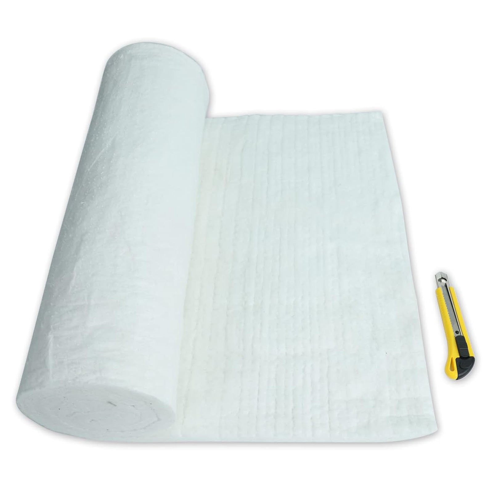 Fireproof Ceramic Fiber Insulation Blanket 1″ x 16″ x 48″ For Multiple Uses