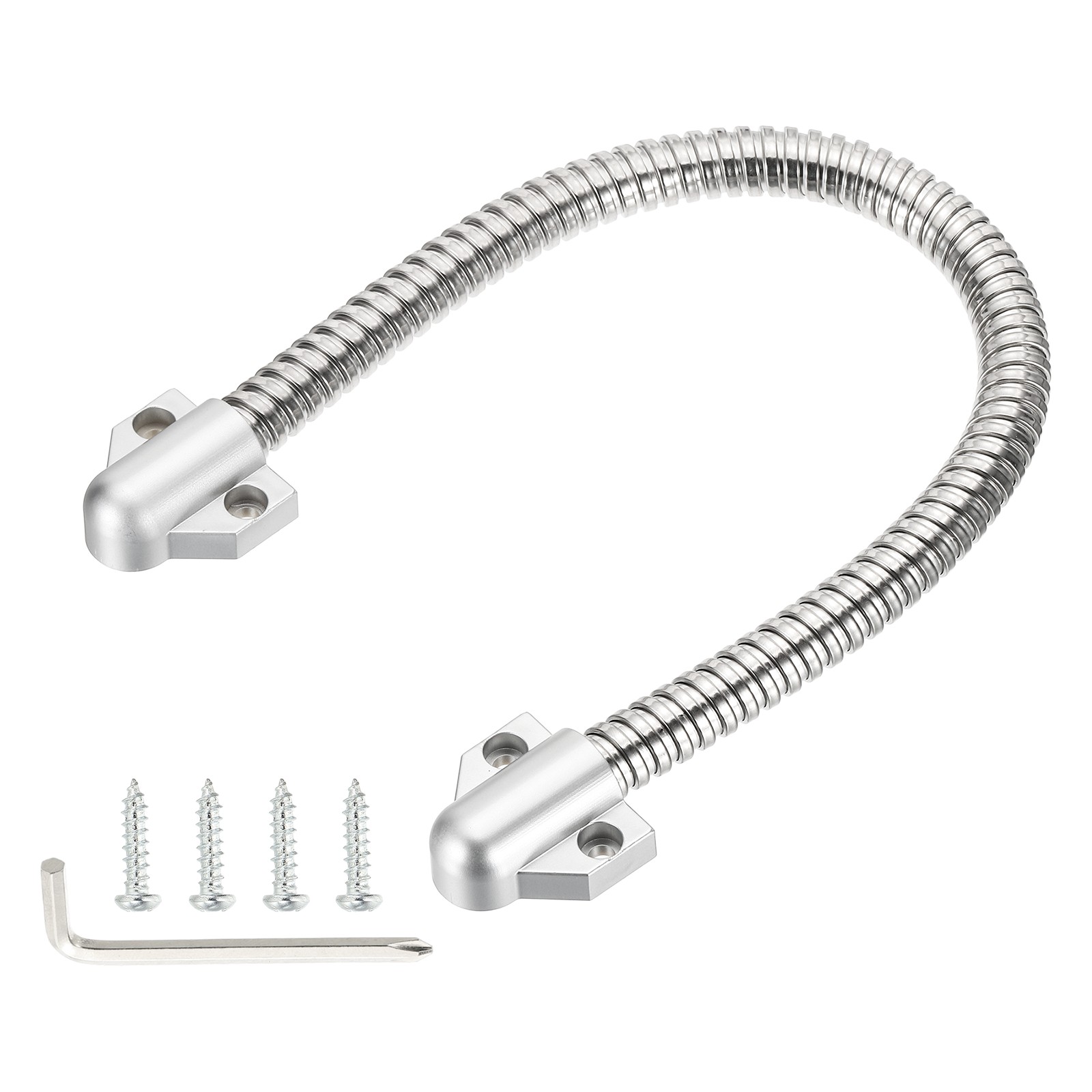 Armored Door Loop 16″ Fit 9.5mm Wire Metal Door Power Transfer Silver