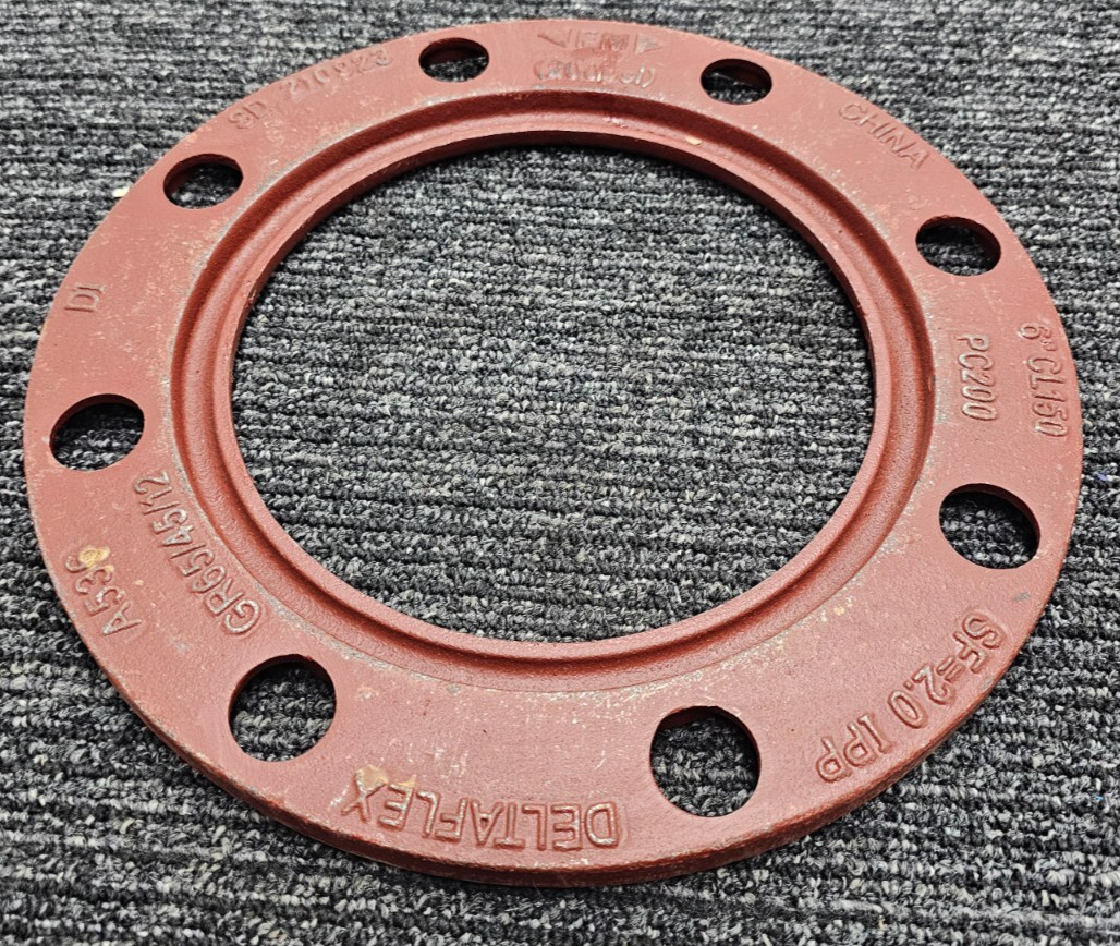 Deltaflex Convoluted Flange Ductile Iron 11″ GR65/45/12 6″CL150