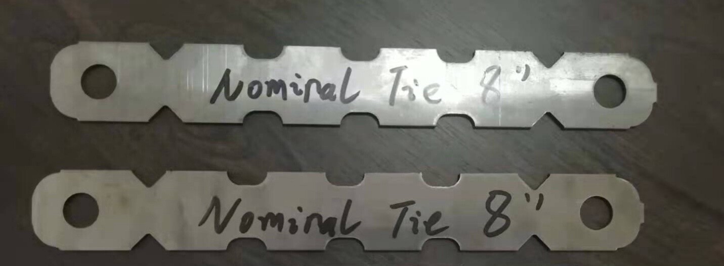 Concrete form Wall Ties 8” nominal for aluminum concrete wall forms 100/bundle