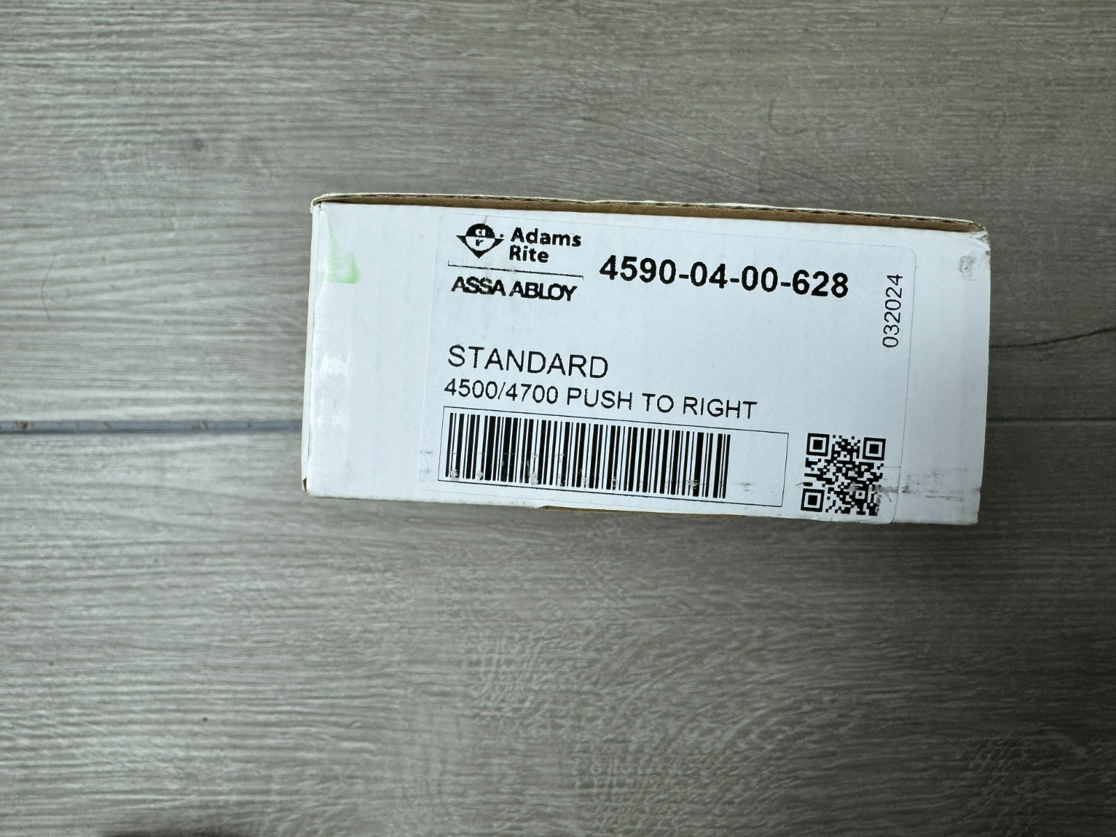 Adams Rite Assa Abloy Paddle Operator 4590-04-00-628 Push To RIGHT