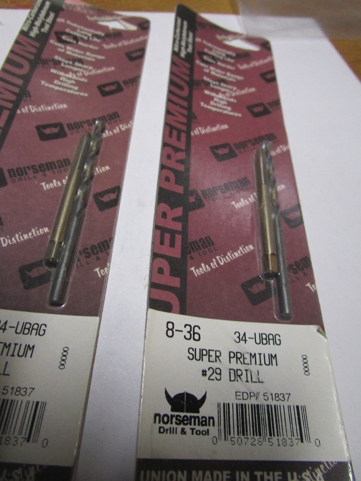 5/16″ Drill and 3/8-16 Tap Combo NORSEMAN 51927 QTY 2