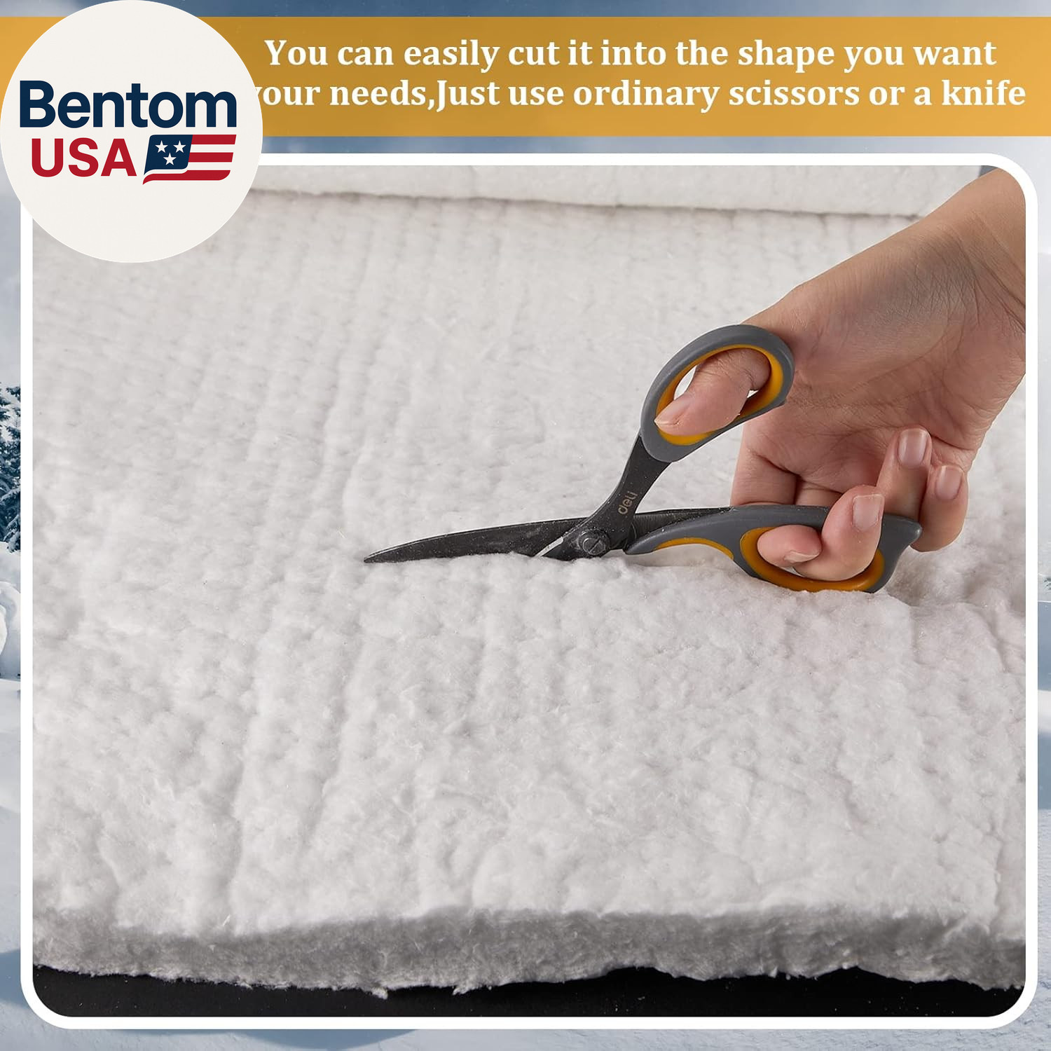 2 Pcs Ceramic Fiber Insulation Blanket 60 X 24 X 1 Inch High Density Heat 2600F