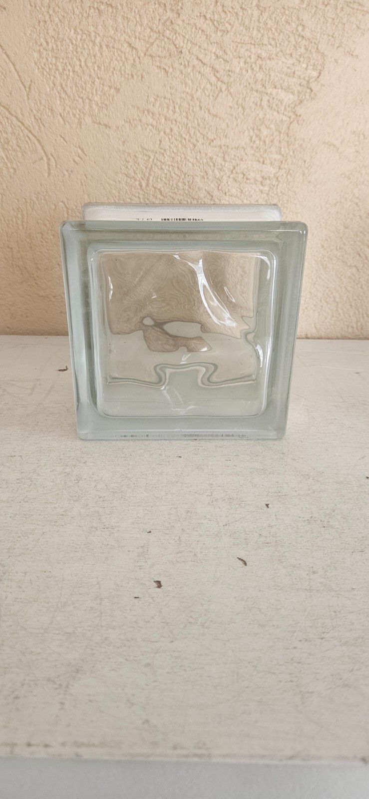 Glass Block – Mulia 6x6x4 Wave (5 3/4″ x 5 3/4″ x 3 7/8″)