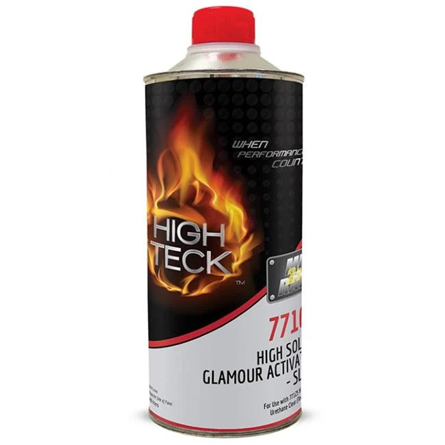 High Teck HIT77160-4 1 qt. Slow Liquid Activator High Solids Glamour Clear