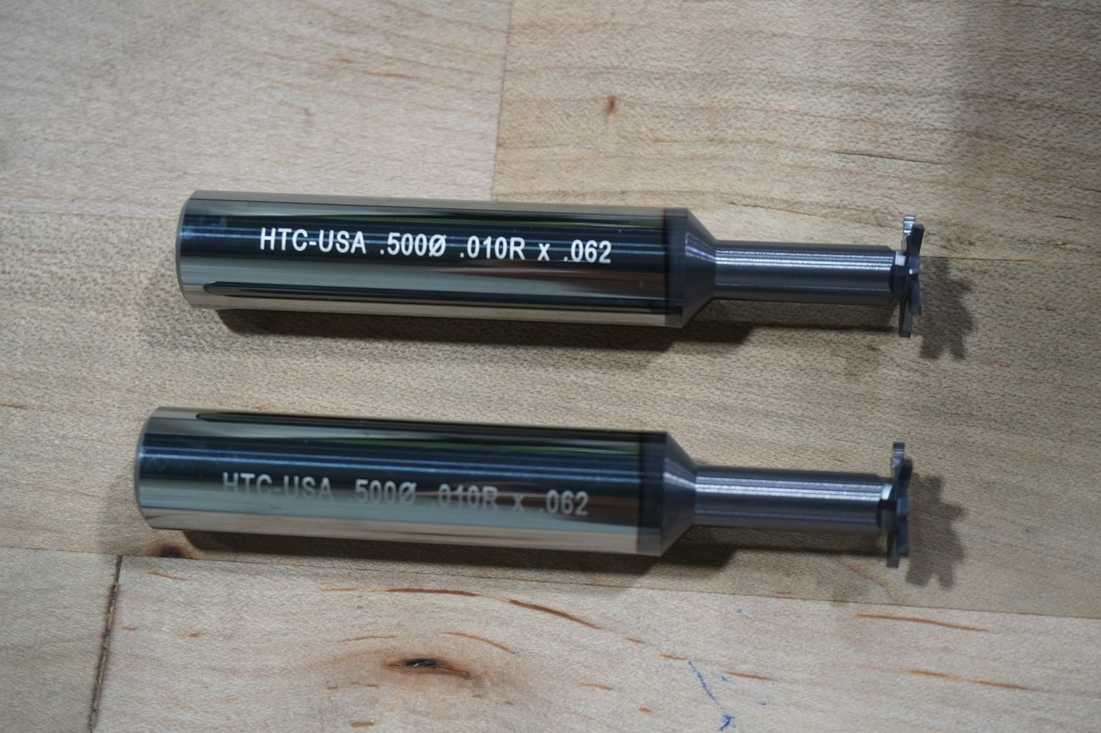 HARVEY 1/2D X 1/2SHK X 1/16L X .812OAL RCH X .01″, CR8FL,AlTiN, FREE SHIP, 2PCS