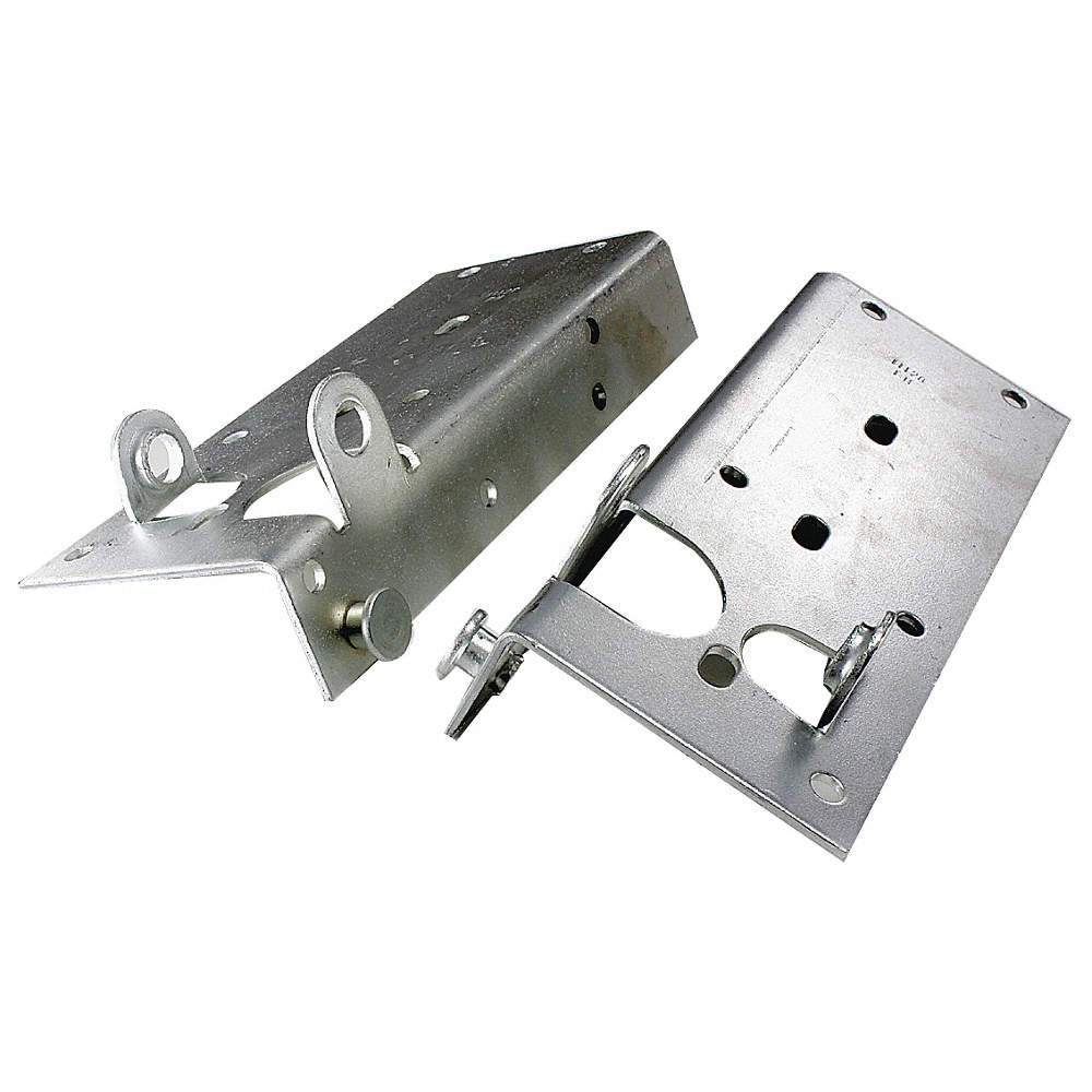 AMERICAN GARAGE DOOR SUPPLY HB138 Bracket, Bottom Mount, 7 3/4 in L, PK2 5MVC8