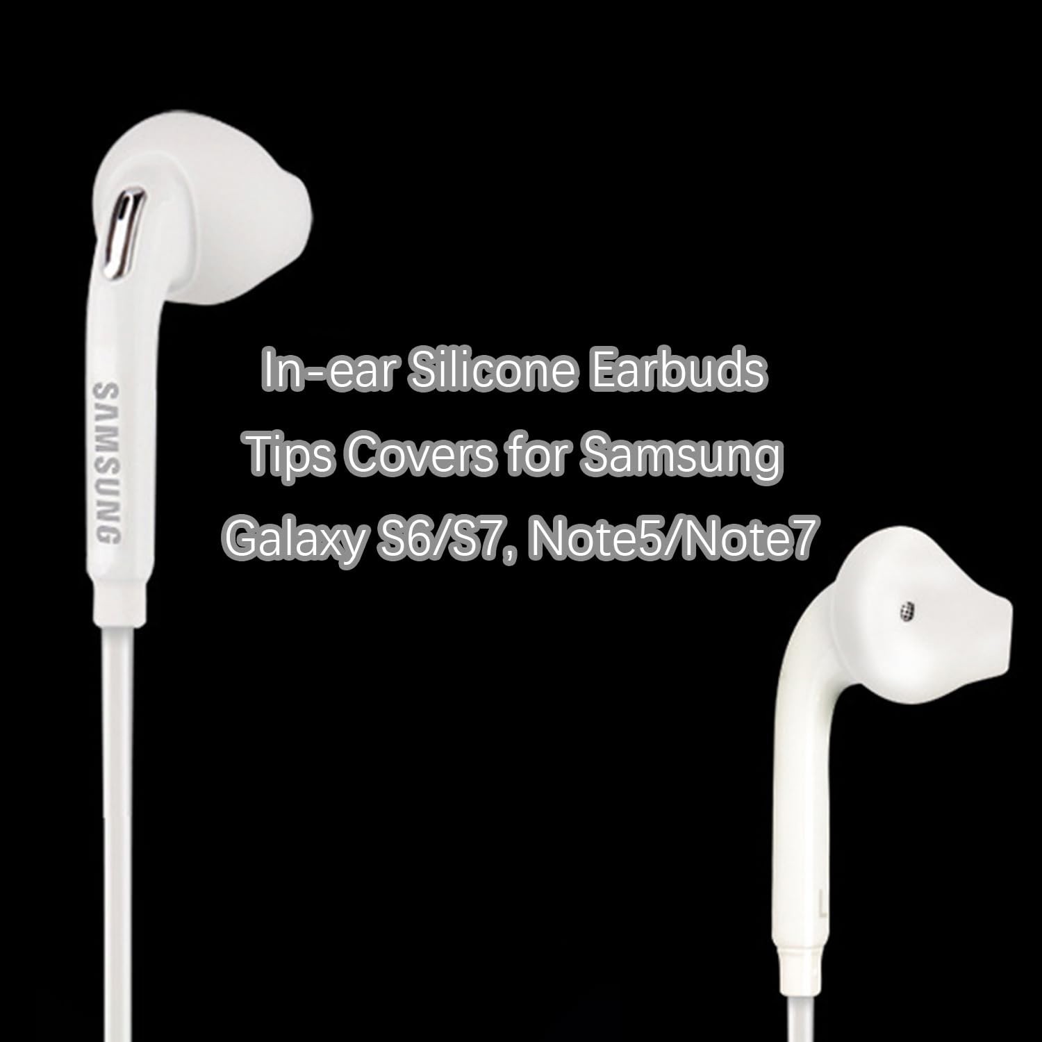 INF in-Ear Silicone Earbuds Tips Covers for Samsung Galaxy S6/S7, Note5/Note7