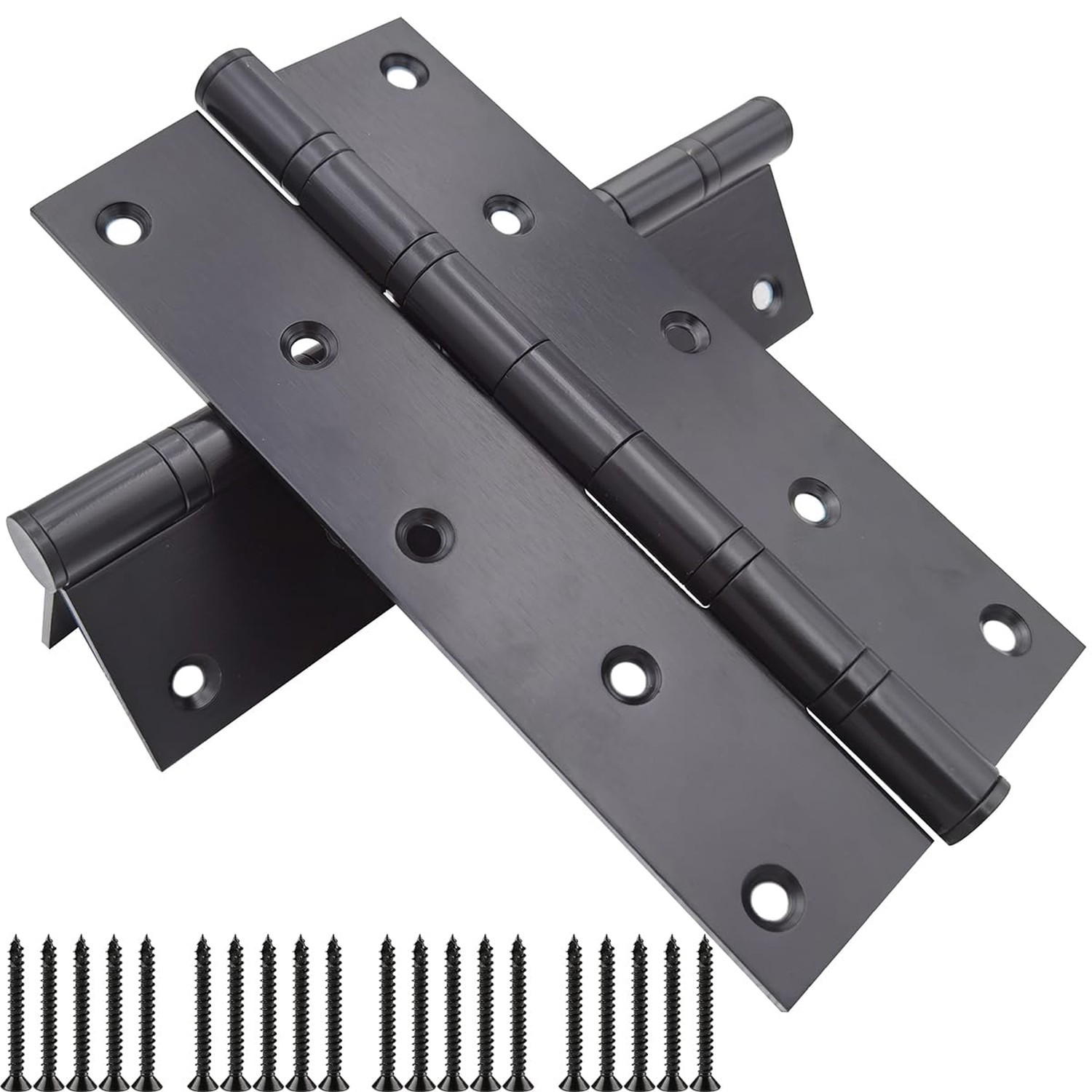 2 Pcs 8 Inch Stainless Steel Ball Bearing Door Hinges with Square Corner for …