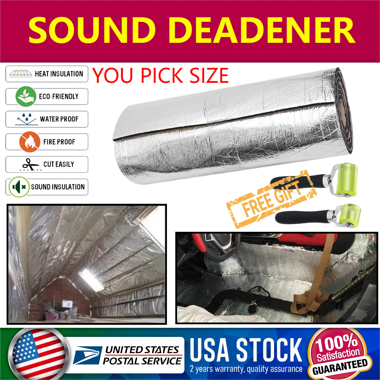 You Pick Sizea Building Construction Sound Deadening Heat Barrier Noise Deadener
