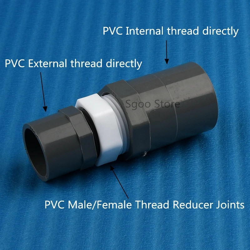 Plastic Threaded Bushing Connector 3/8“ 1/4“ 1/8“1/2″ 3/4″ 1”Straight Male/Fema