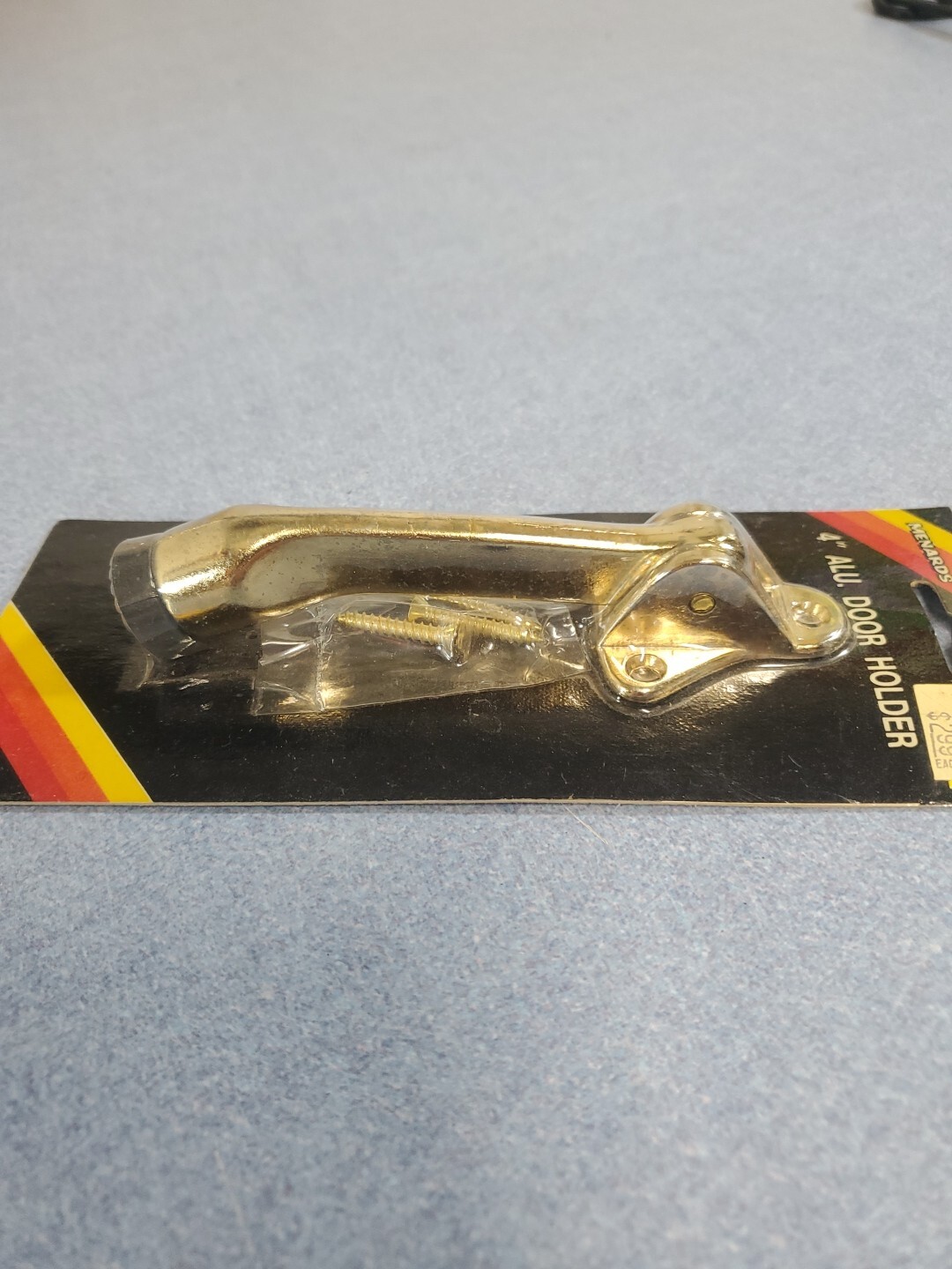 Menards Gold Color 4″Drop Flip Down Door Holder Stop with 3 Hole