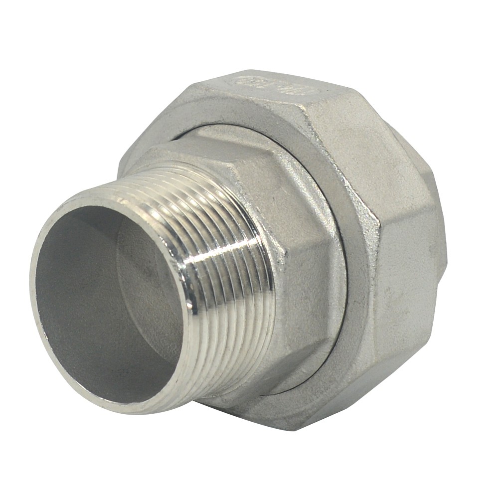 Stainless Steel M/F Union 1-1/4″ 1.25″ NPT Pipe Split Coupling Male Female SS304