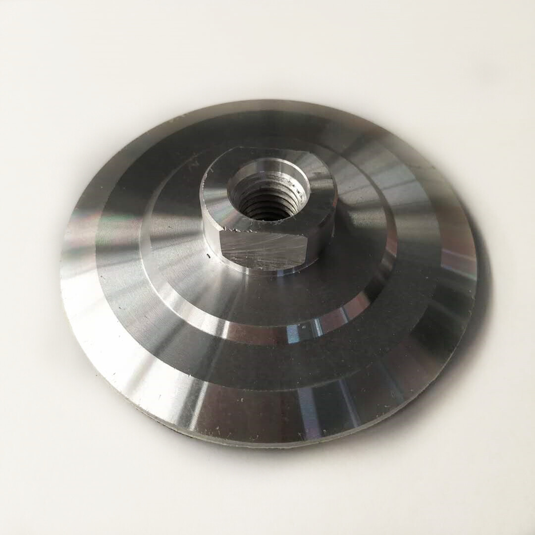 4 Inch Hook and Loop Backing Pad With Rigid Aluminium Backer, 5/8″ 11 grinder