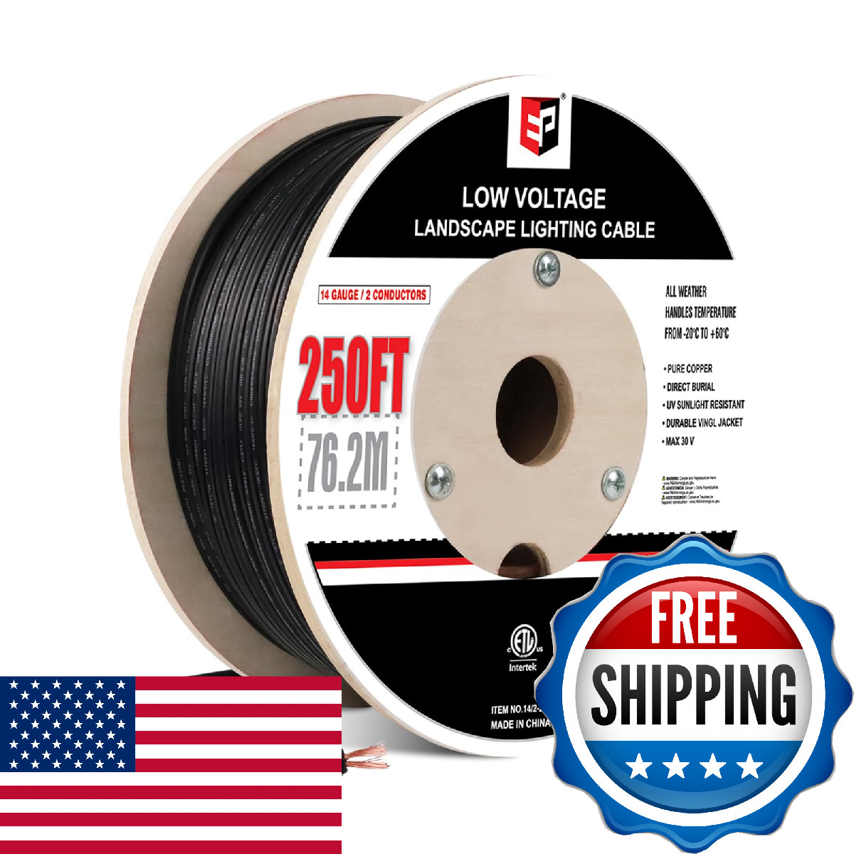 Ep 14/2 Voltage Landscape – Direct Burial Cable 250 Feet