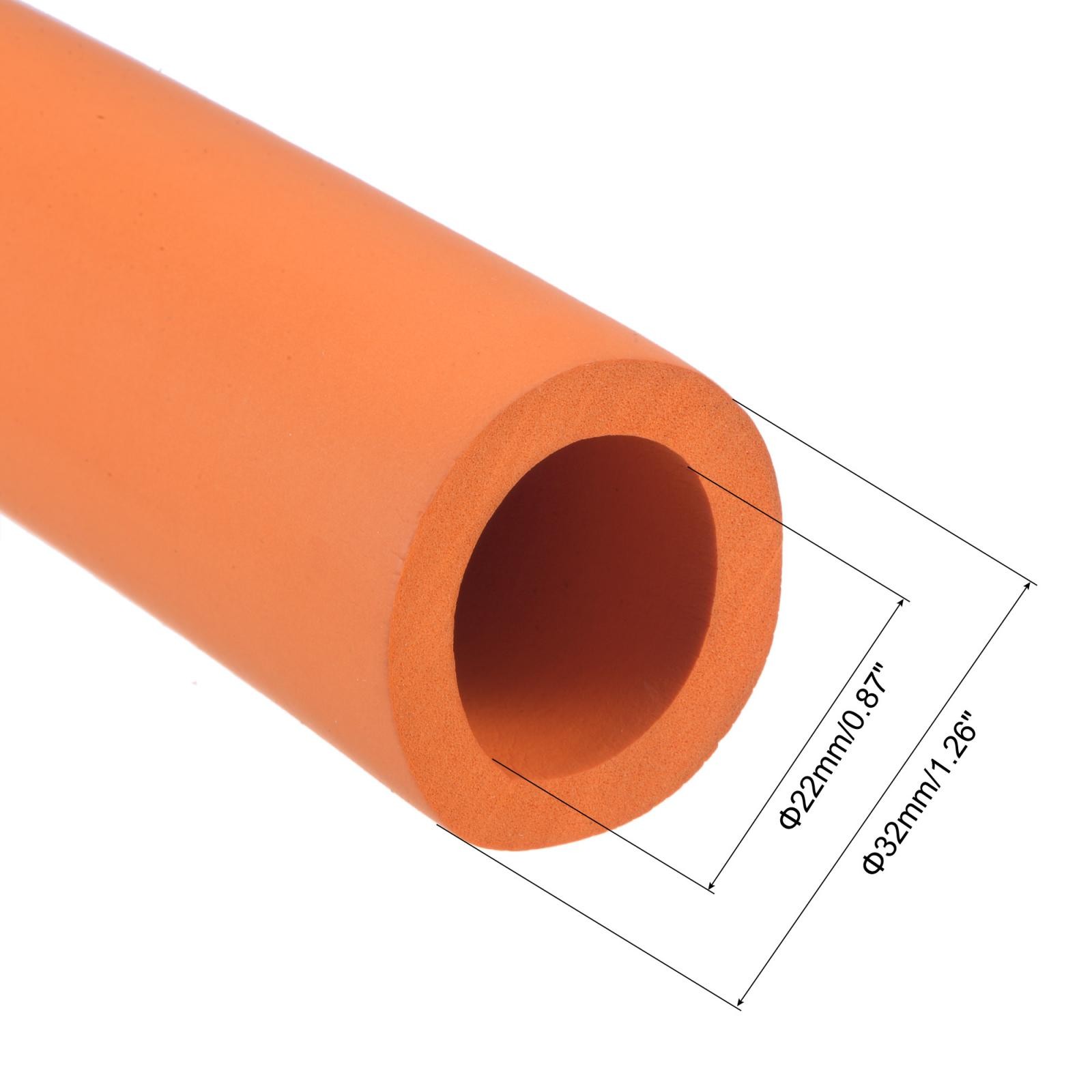 3.3ft Foam Tubing for Handle Grip Support 22mm ID 32mm OD 1m Length Orange