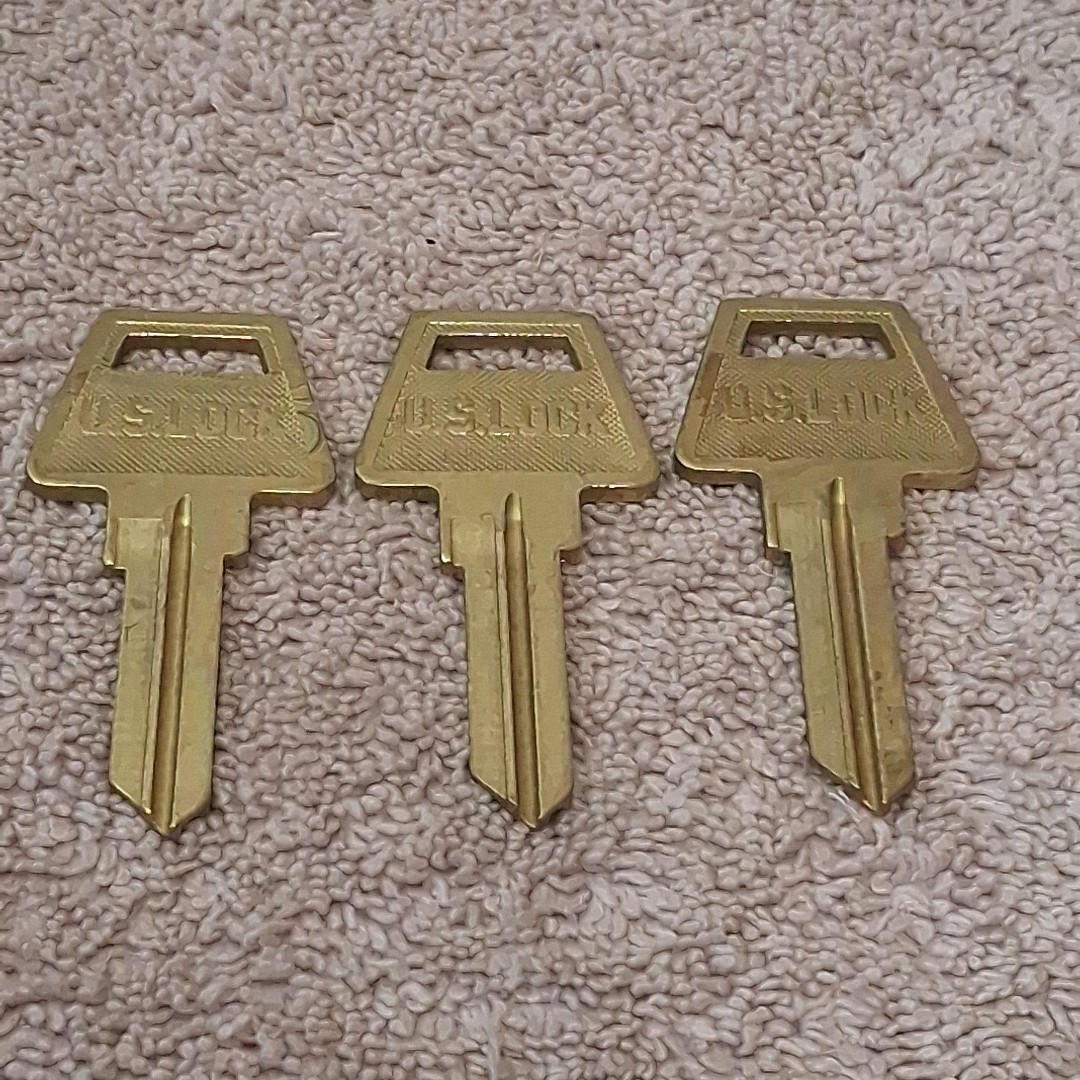 U.S. Lock US21SB-US1 Key Blanks (Lot Of 3) Locksmith NOS