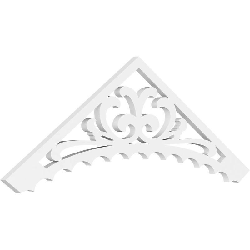 Ekena Millwork Gpp036X006X100Gen Genova Architectural Grade Pvc Gable Pediments