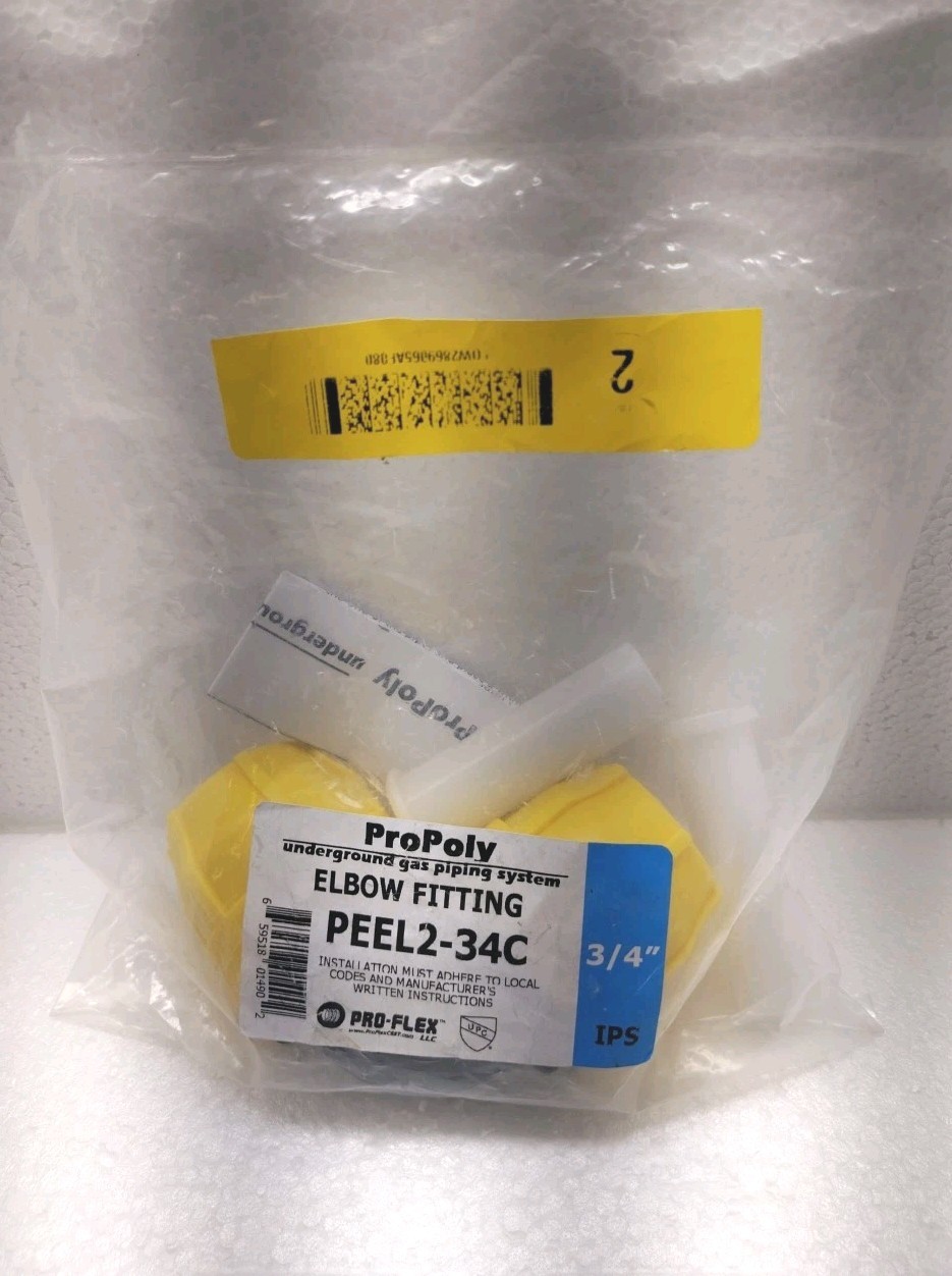 Pro-Flex ProPoly Underground 3/4 IPS Poly Gas Pipe 90 Degree Elbow