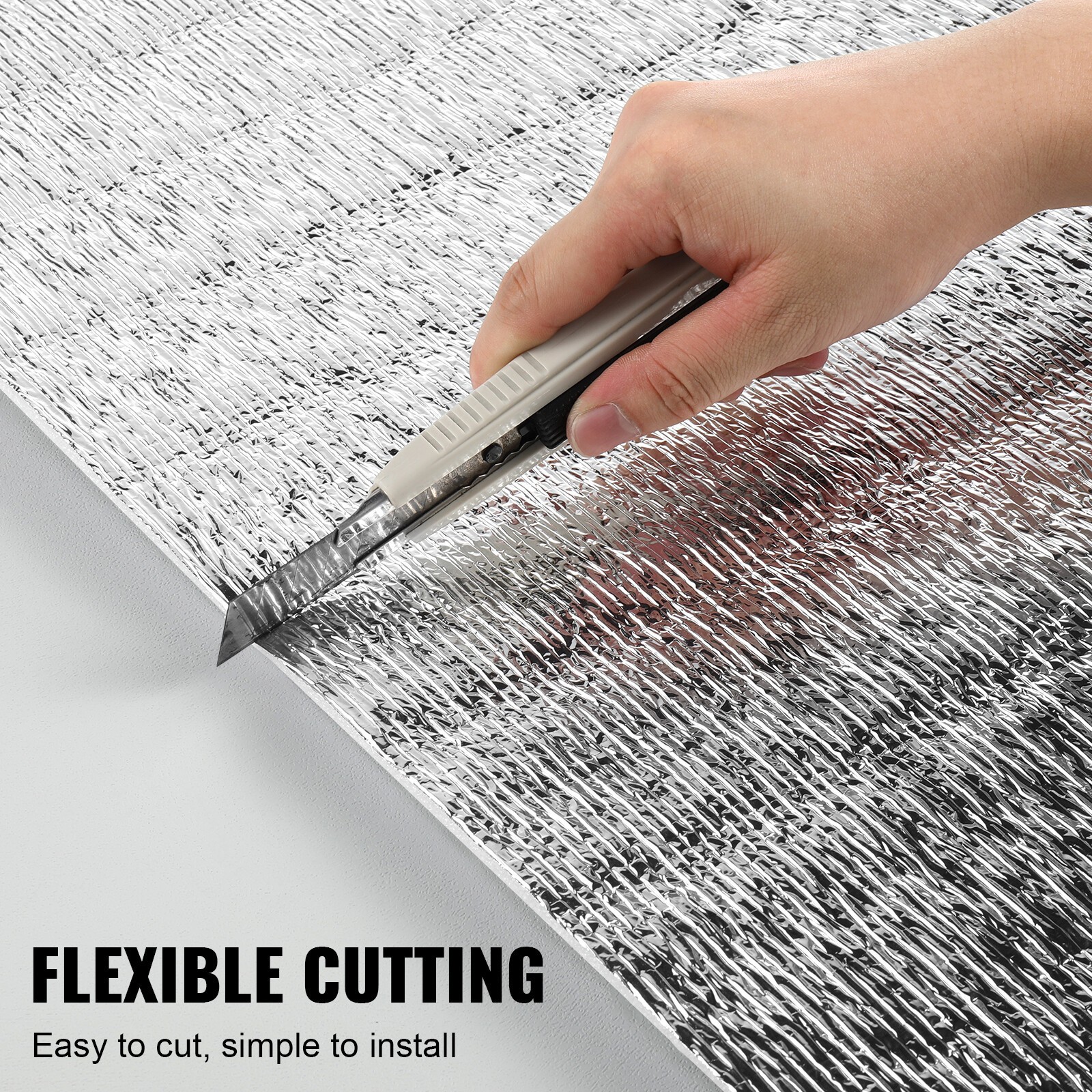 Double Reflective Insulation Roll Foam Radiant Barrier 48in x 100ft 3.5mm