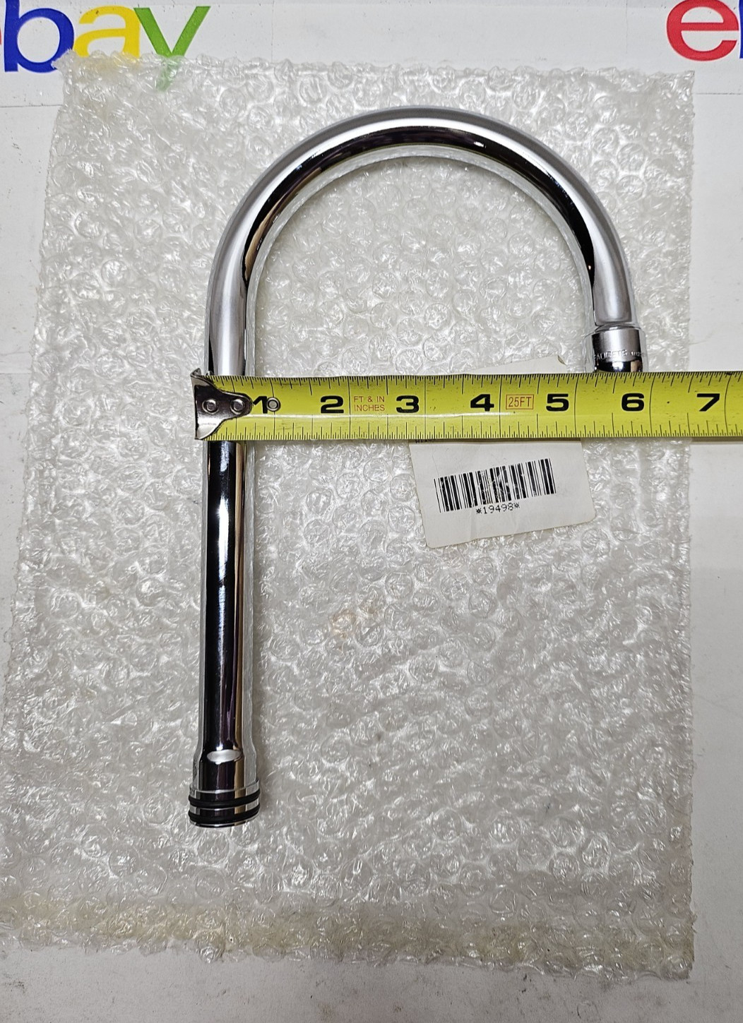 Chicago Faucet GN2AE3KCP Replacement Gooseneck Spout-A Type End