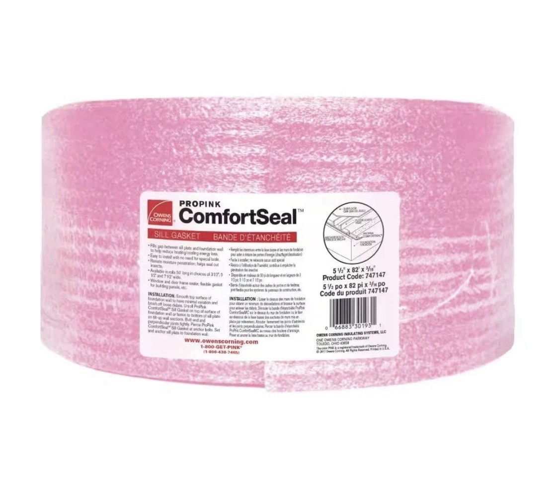 Owens Corning Sill Sealer 50L ft.x5.5” W in. 2 Pack