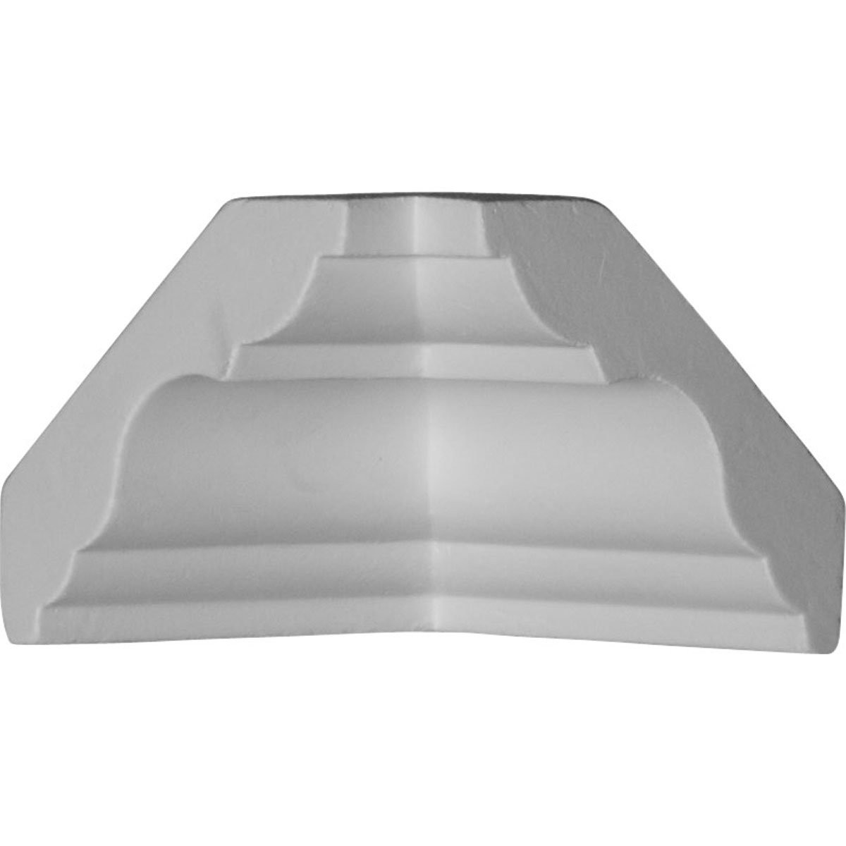 Endurathane Inside Corner for Palmetto Smooth Crown 3″P x 3″H, White