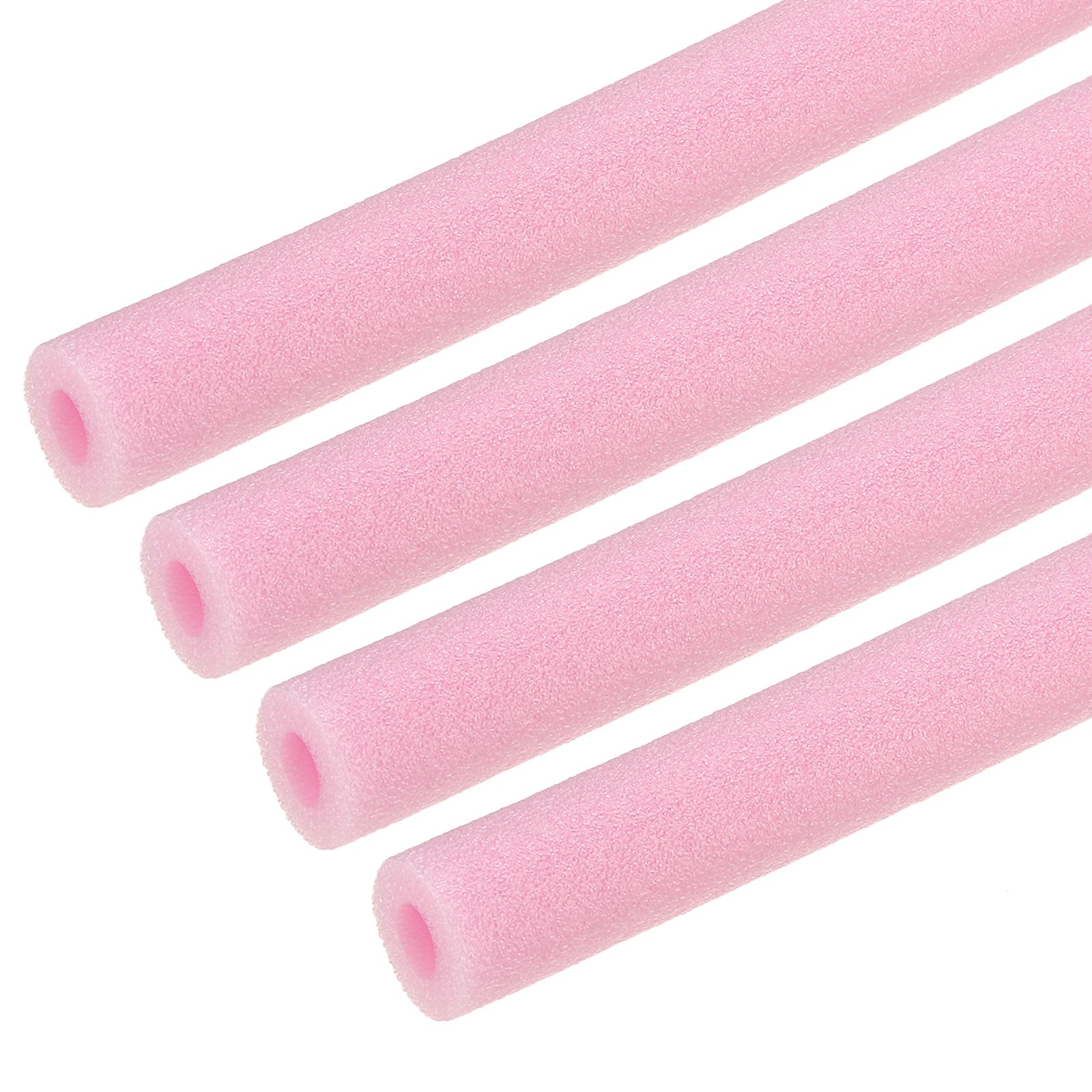 4pcs 1/3″ ID 3.3FT Pipe Insulation Foam Tube 0.63″ OD Tubing Cover Pink