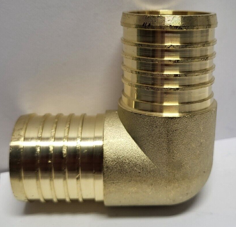 Everflow Brass Barb Elbow Pex Fitting 2″x2″ PXLN0200-NL