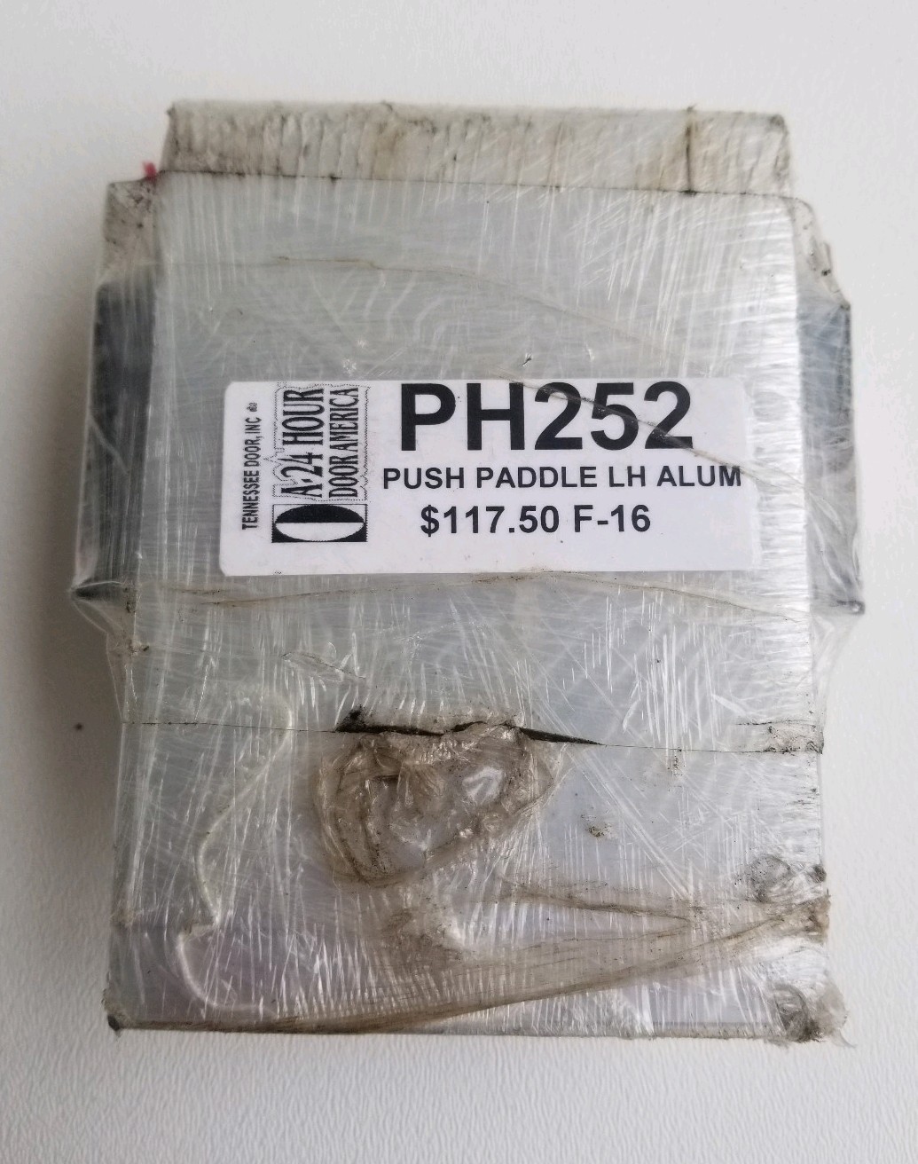 American 24 Hr Door PH252 Push Paddle LH Aluminum F-16