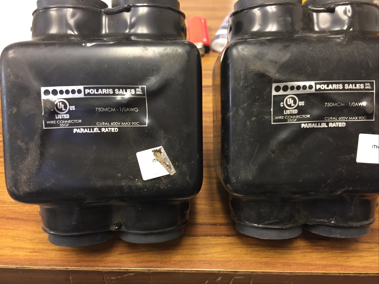 2 NSI Polaris ITH750 Insulated Tap Connectors Unused. Old stock BUG