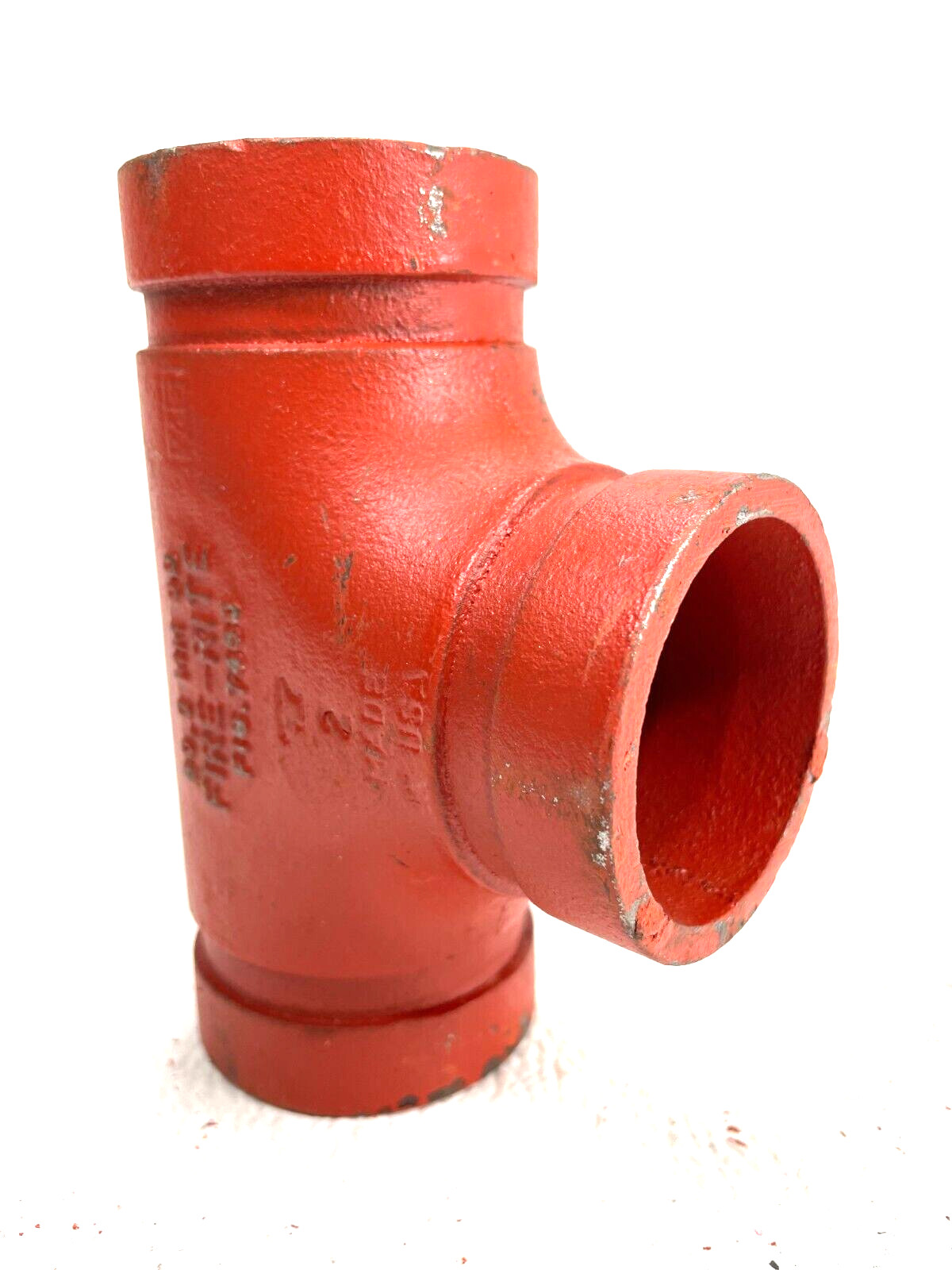 Gruvlok Fire-Rite Style 7460 Straight Tee 2″ Grooved End IPS Pipe Size Fitting