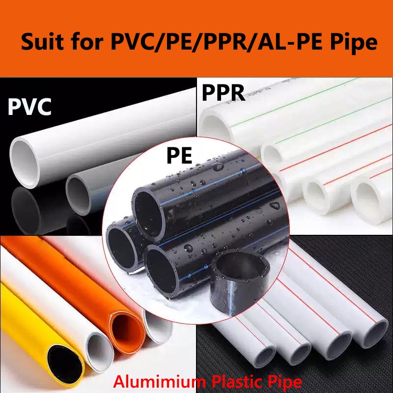 Compression Coupling PE Pipe Fitting Connector Straight Tee Elbow Valve 20-63mm