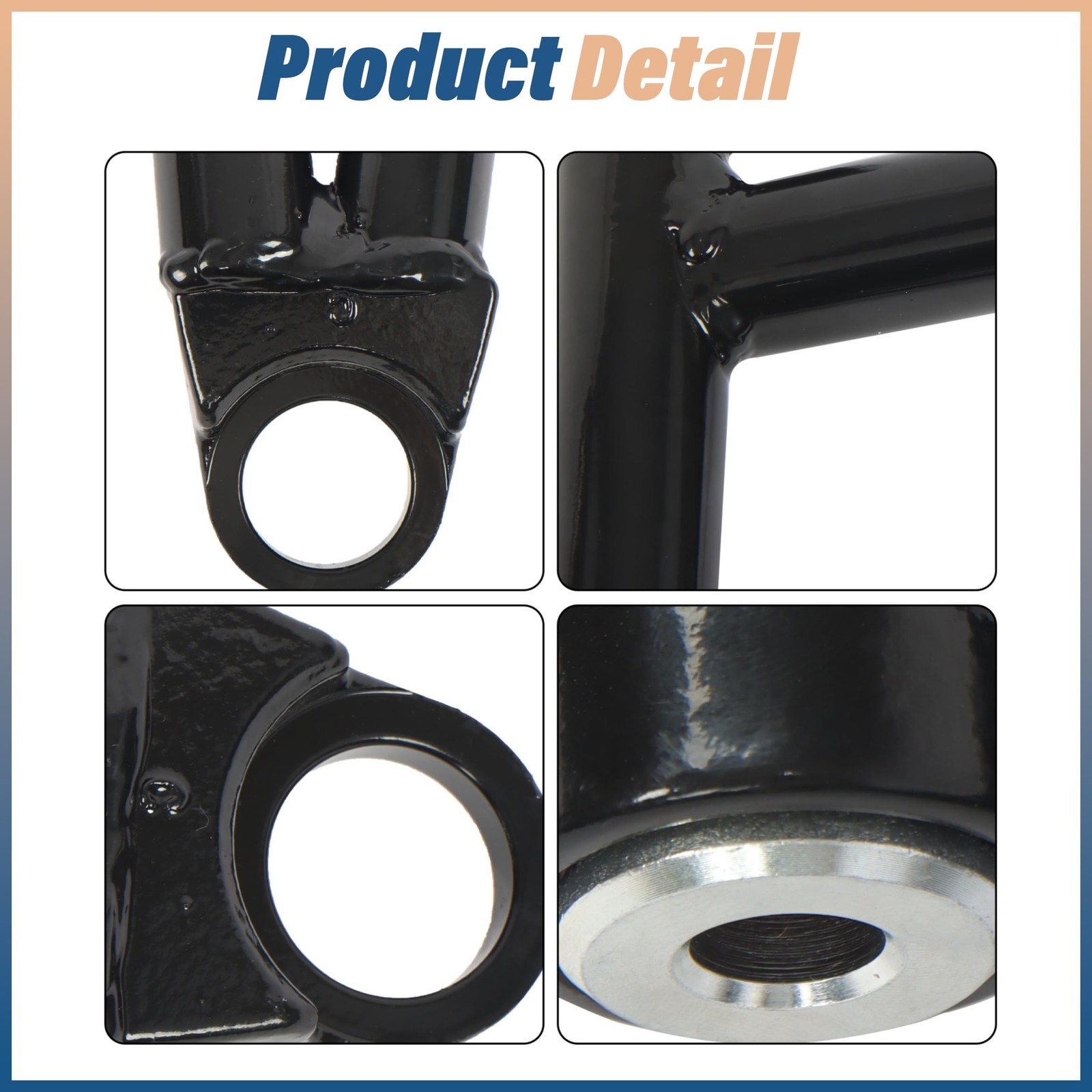 Black High Clearance Lower A Arms Replacement for Polaris RZR XP 1000 2014-2023