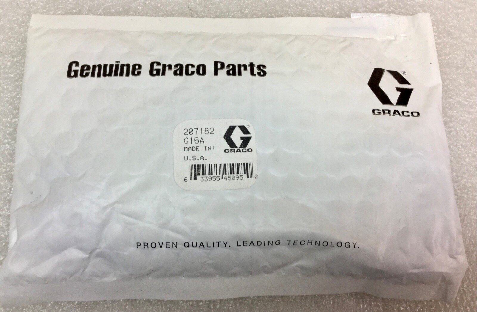 GRACO 207182 REPAIR KIT FOR STANDARD 1:1 RATIO PUMPS 207-182 NEW IN PKG