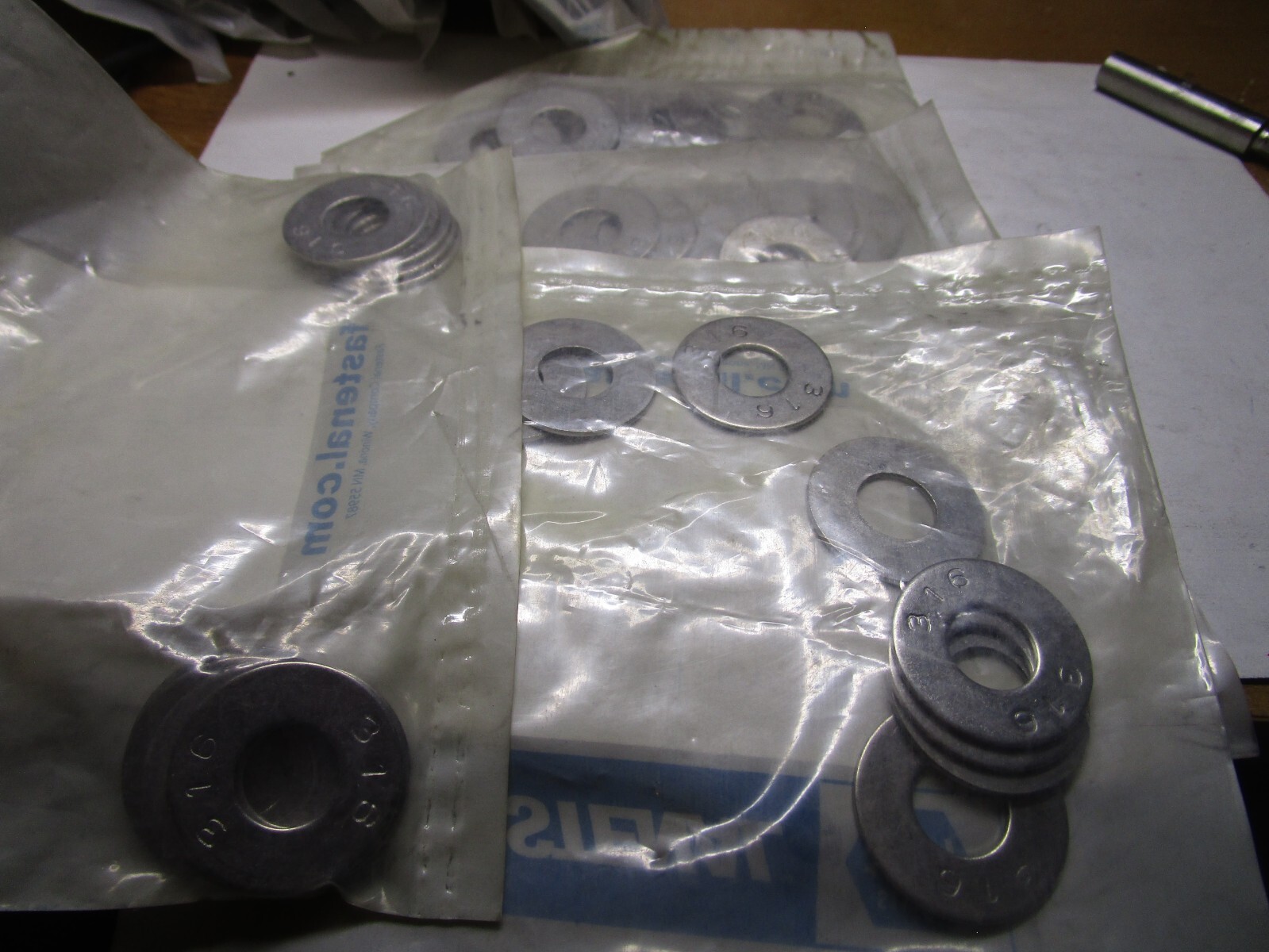1/2″ 316 Stainless Steel Small OD Flat Washer QTY 40