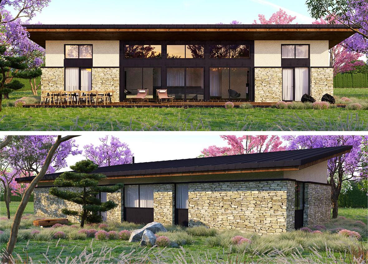 1650 SQ.FT ECO SOLID TIMBER AIRTIGHT PANEL HOUSE KIT MASS WOOD (CLT) HOME PREFAB