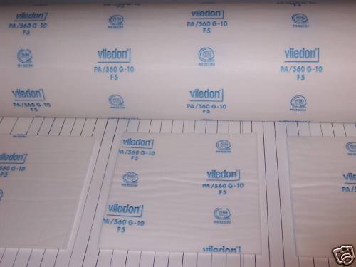 Viledon PA/560 G10 Ceiling Filters for Spray Paint Booth 4 – 36″ x 100″