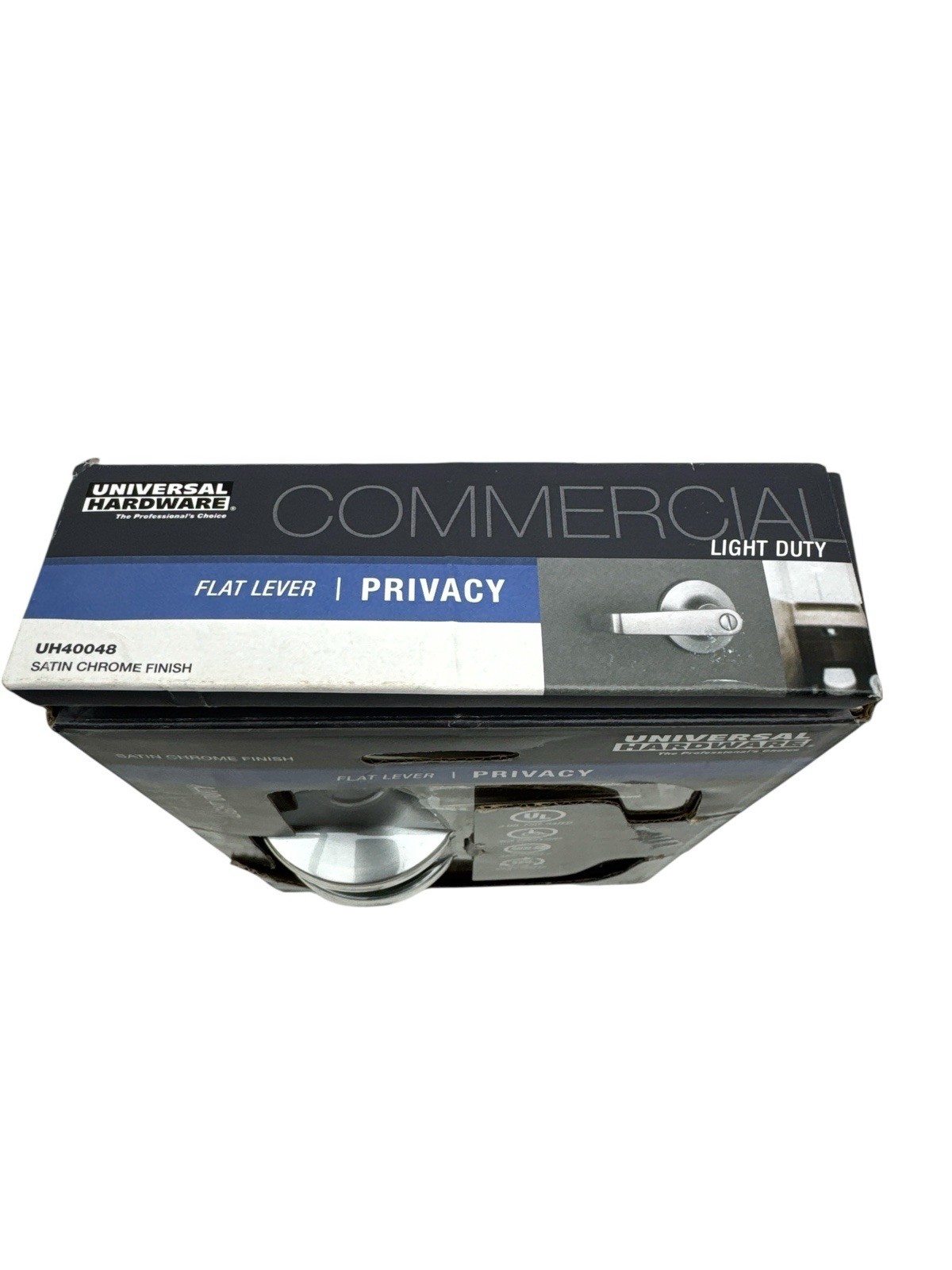 Privacy Door Lever Light Duty Commercial Satin Chrome Unversal Hardware UH40048