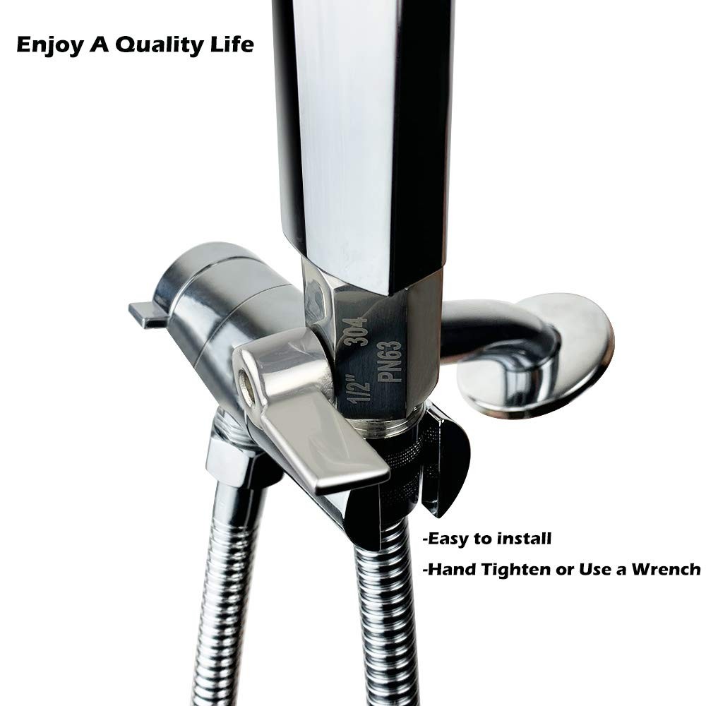 Showerhead Shut Off Valve with Stainless Handle, 304 1/2 inches