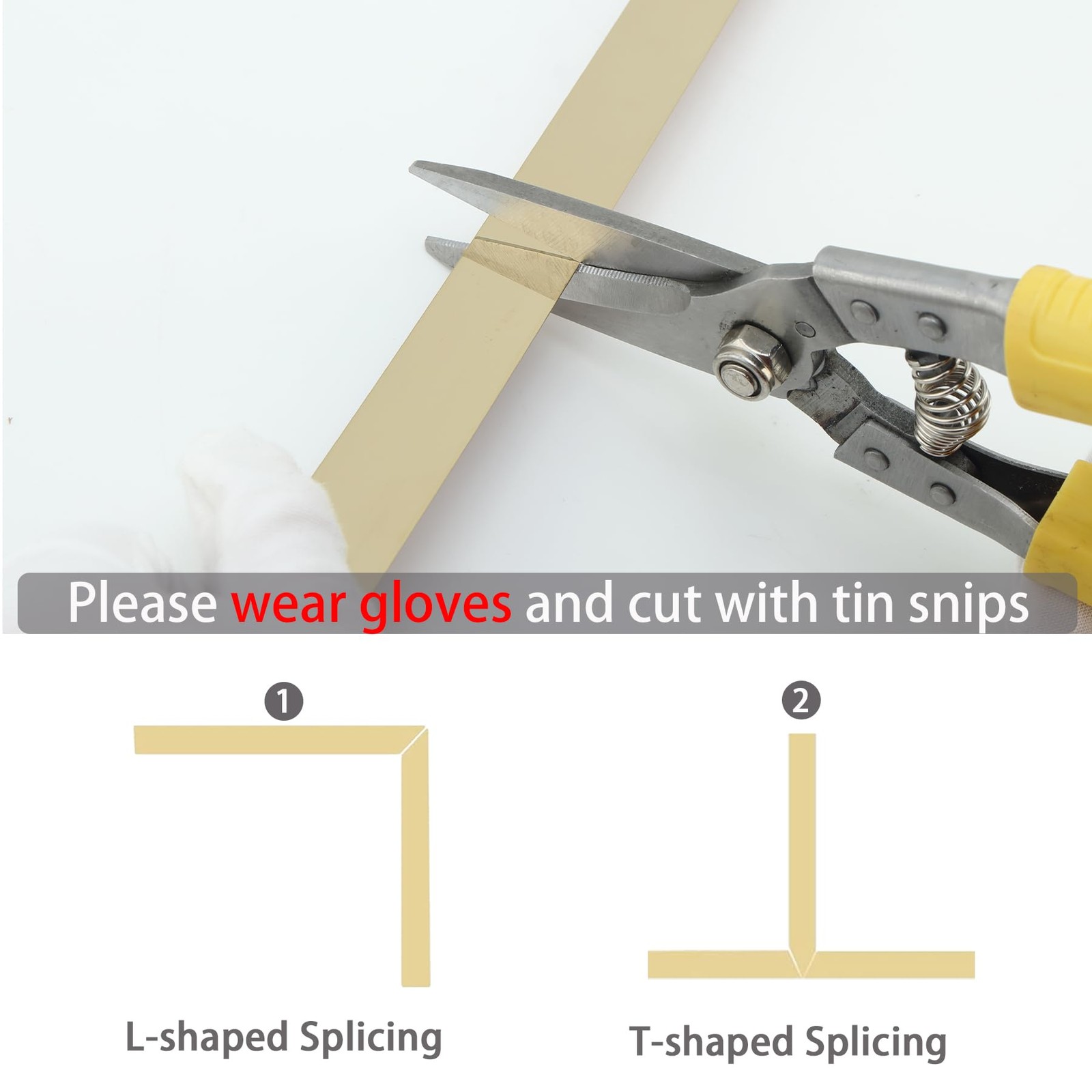 Coengwui Peel And Stick Metal Molding Trim Self-Adhesive Stainless Steel For
