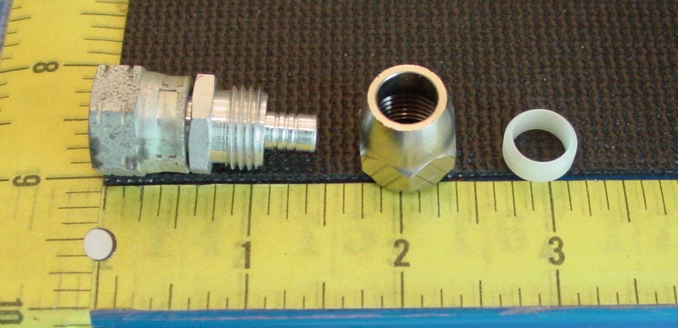 DeVilbiss Genuine Spray Gun Hose End Fitting Parts HC-4615 Vintage OEM USA NOS