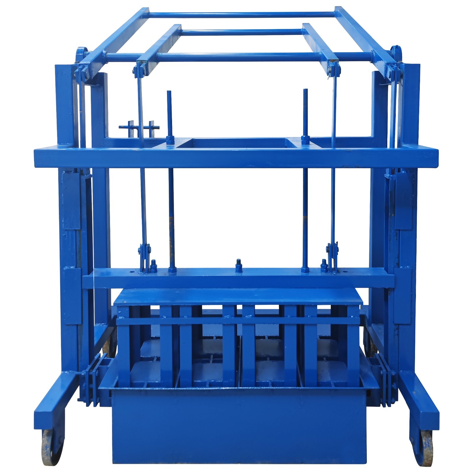 Manual Hollow Soil Block Brick Molding Machine Brick Maker 4Bricks Each Time H1