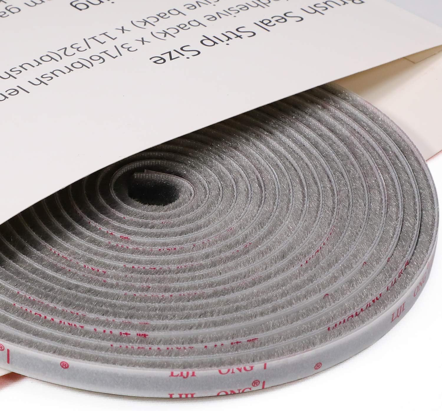 Felt Pile Weather Stripping 11/32 inch x 3/16 inch x 16 ft, Sliding Windows and