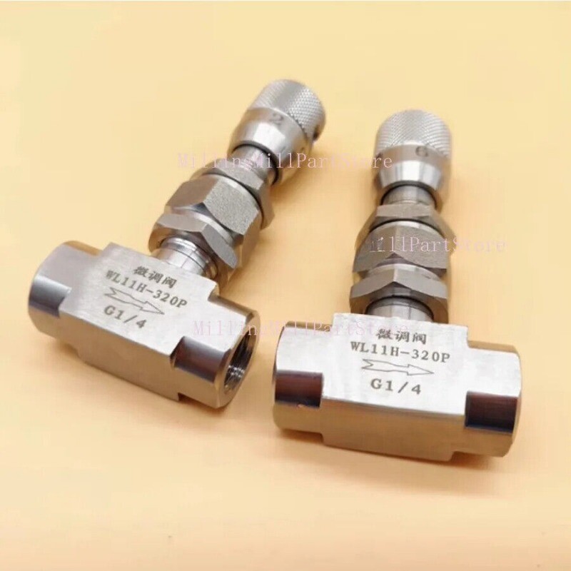Stainless Flow Micro Rregulate Metering Needle Valve G / NPT 1/8″ 1/4″ 3/8″ 1/2″