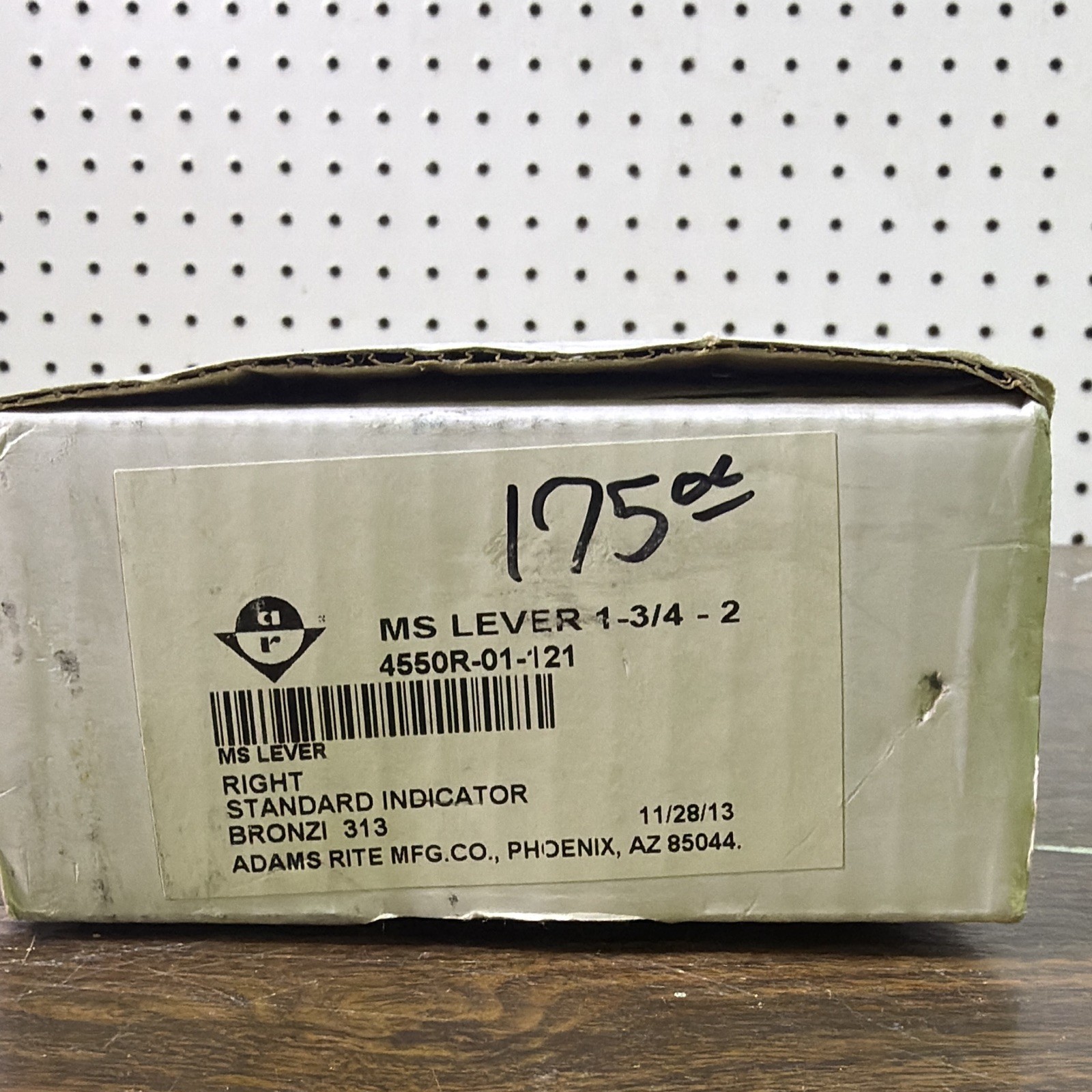 Adams Rite MS Lever 1-3/4″-2″ Right-Handed Bronze Metal Lever 4550R-01-121